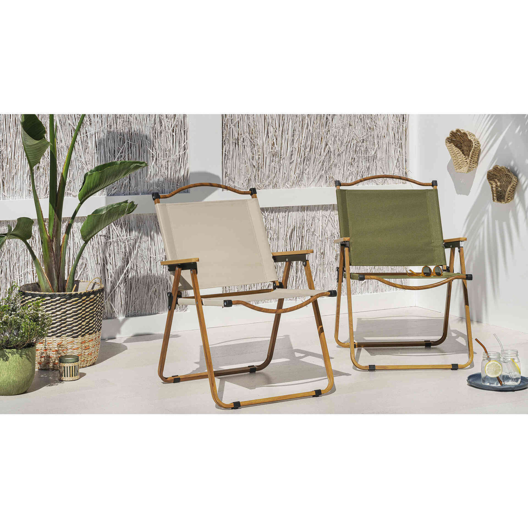 Cadeira Metal Verde Mariposa Kasa