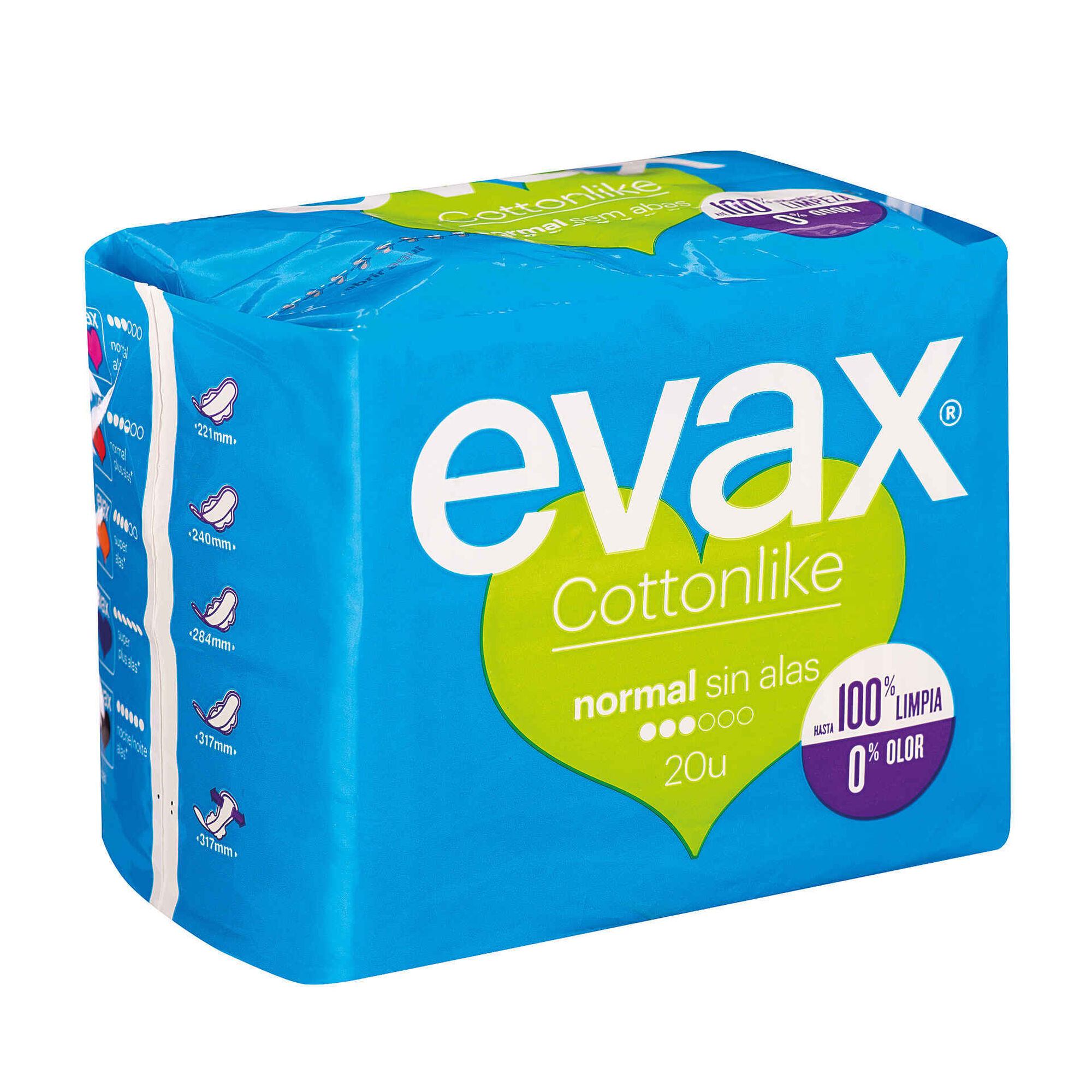 Pensos Higiénicos Cottonlike Normal Evax Continente Online