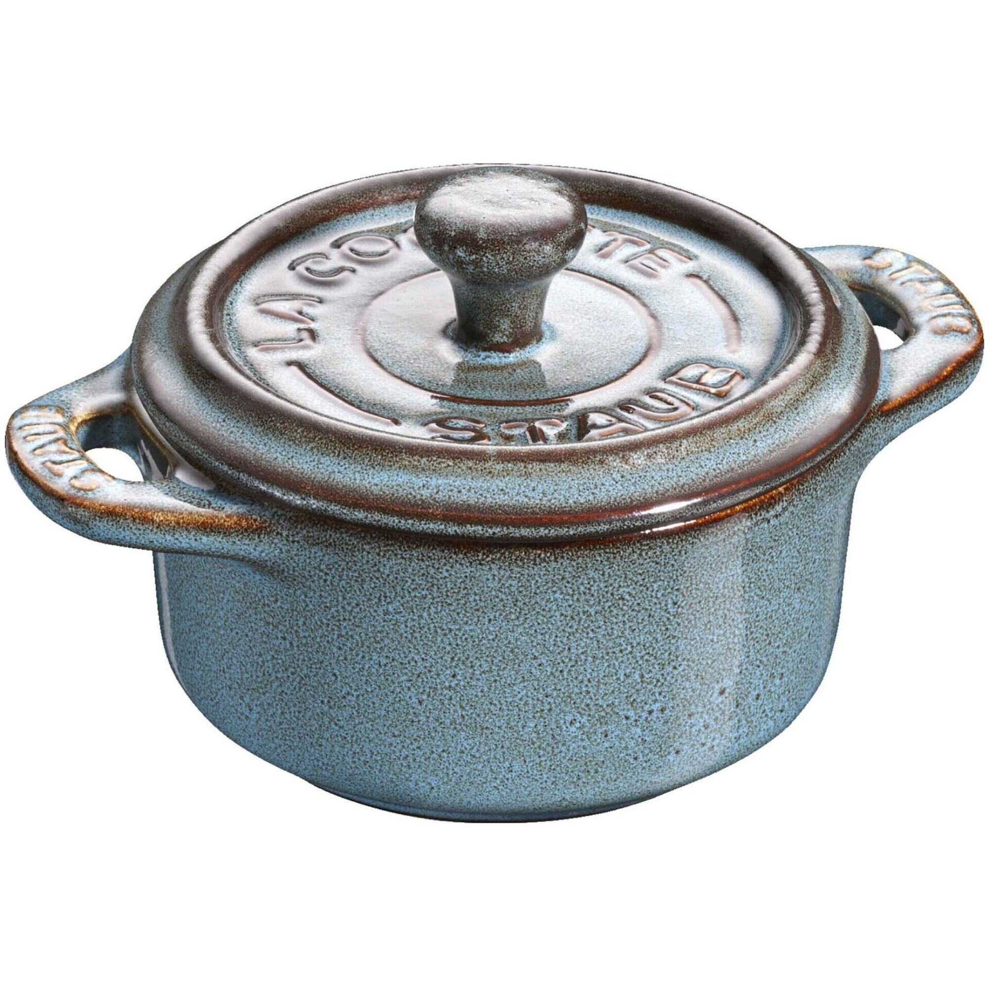 Ca&ccedil;arola Redondo Cer&acirc;mica 10cm Azul Staub