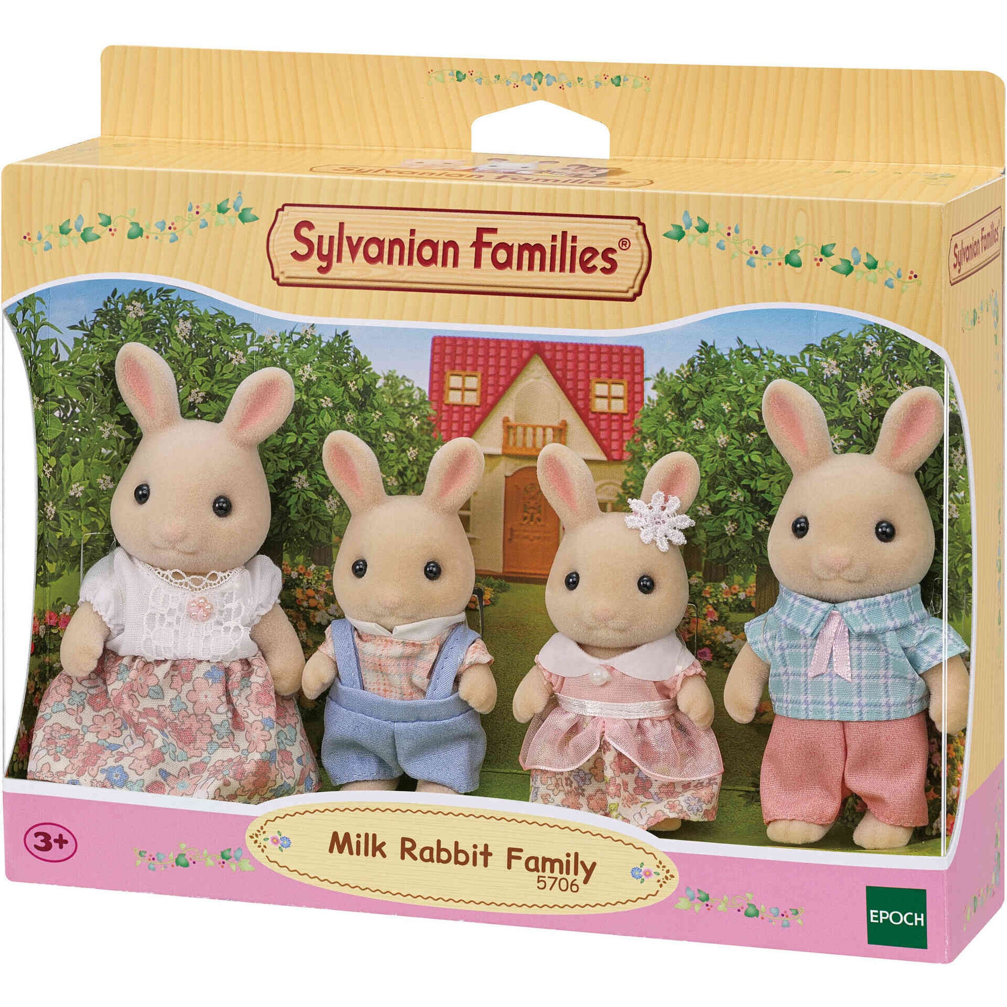 Sylvanian Families - Pack Figuras Fam&iacute;lia Coelho Leite