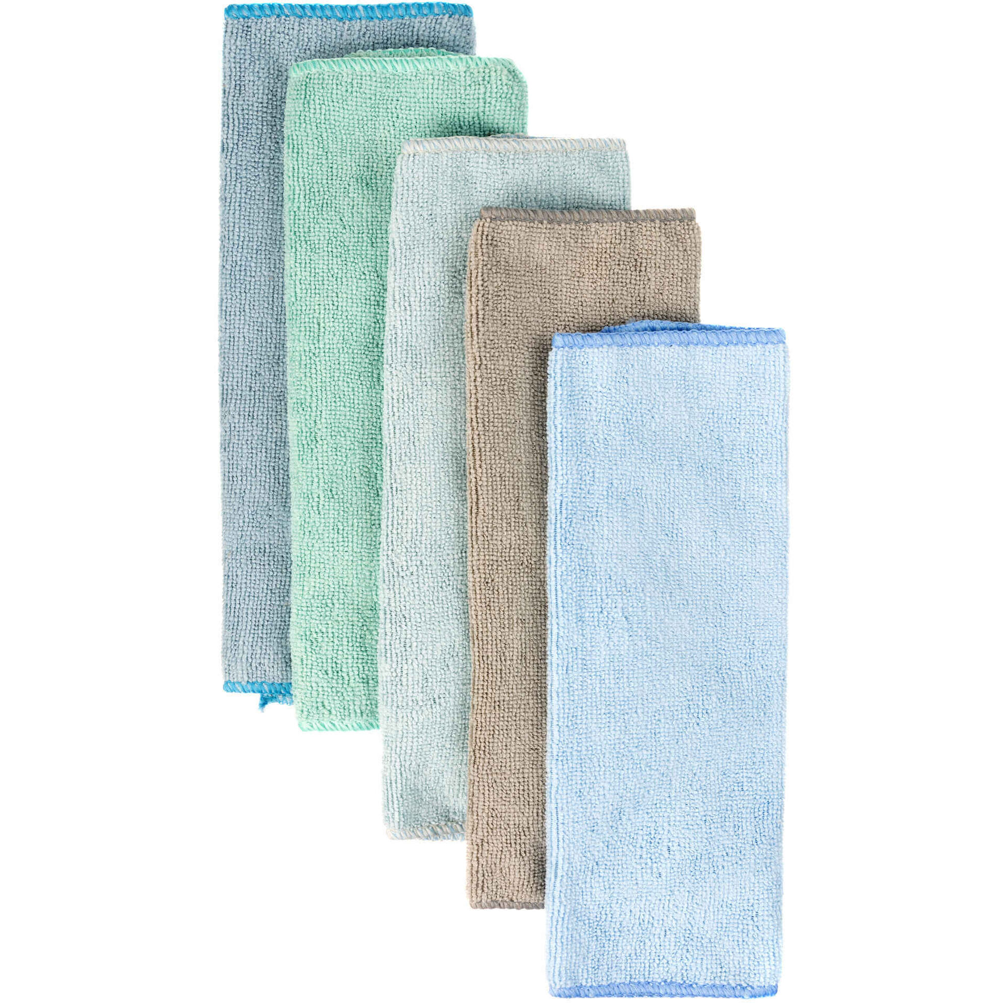 Conjunto de 5 Panos de Limpeza (v&aacute;rias cores) Kasa