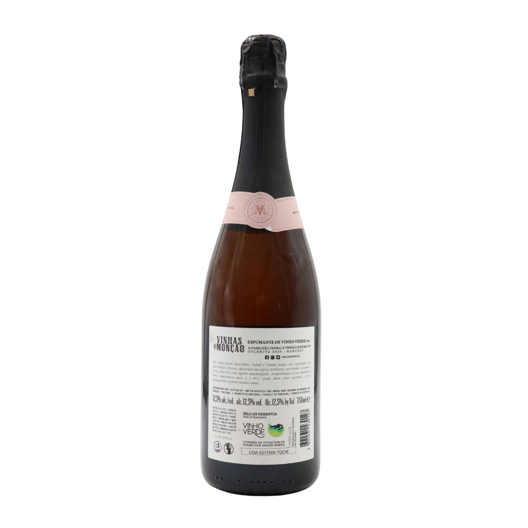 Vinhas De Mon&ccedil;&atilde;o Espumante Vinho Verde Tinto