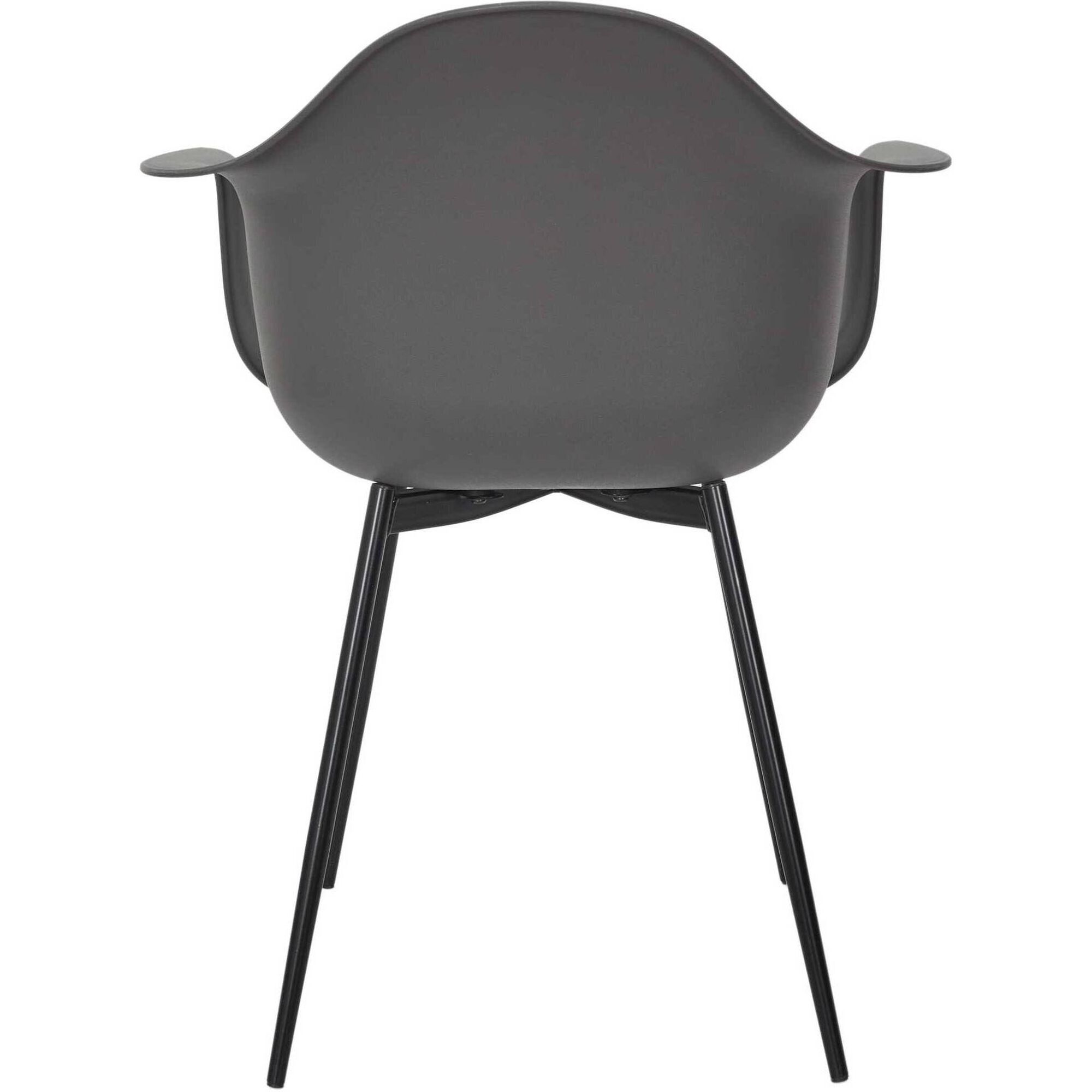 Conjunto de 4 Poltronas Cinza Gustav