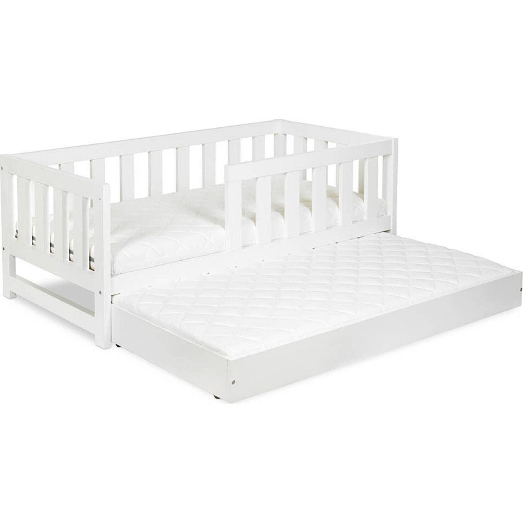 Gavet&atilde;o com Fun&ccedil;&atilde;o Cama Branco Am&eacute;lia Twinko