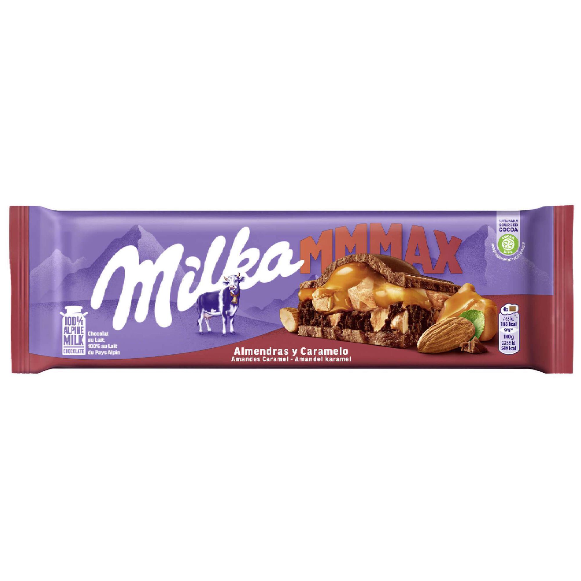 Tablete de Chocolate com Amêndoa e Caramelo