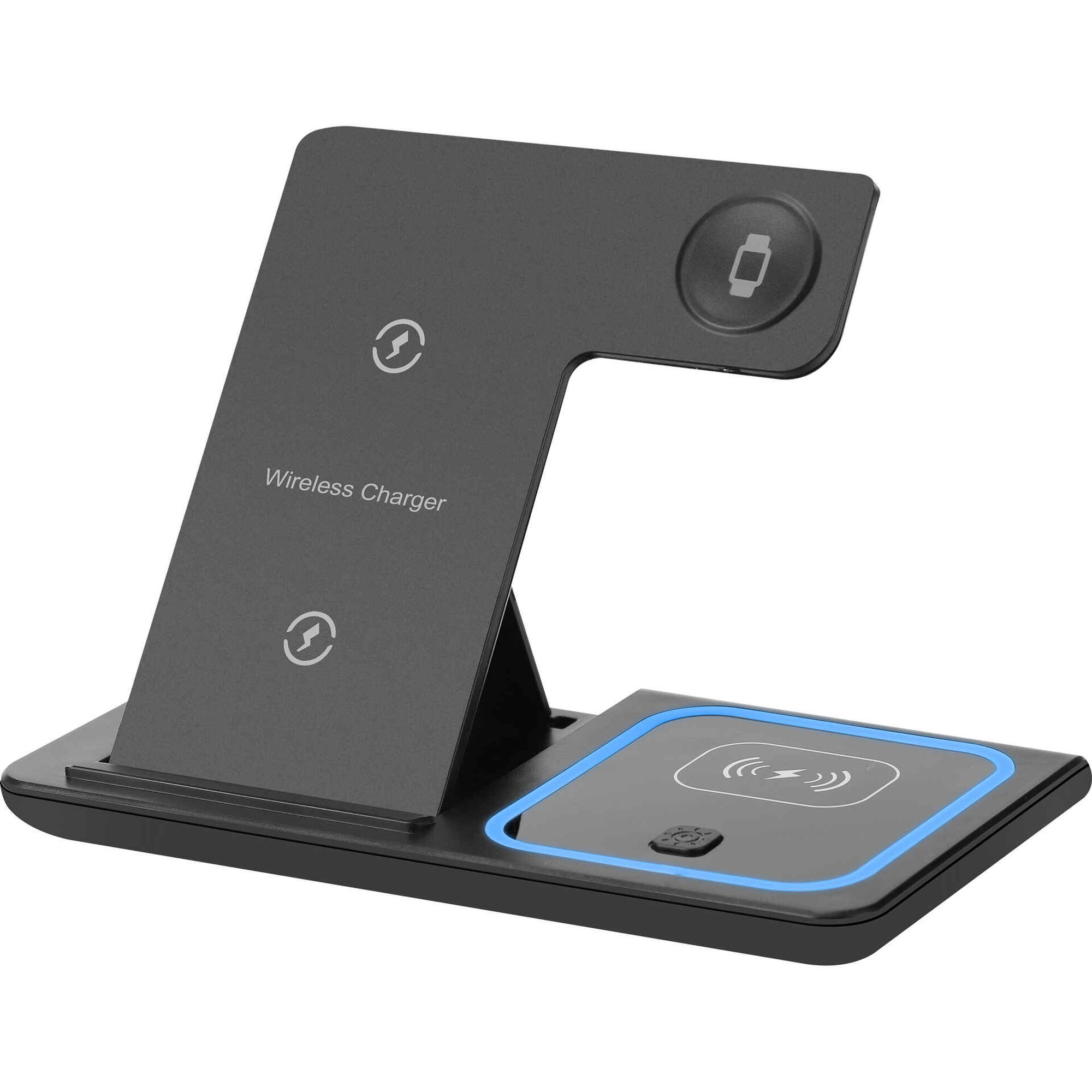 Suporte e Carregador Wireless 3 em 1 Bazar&atilde;o