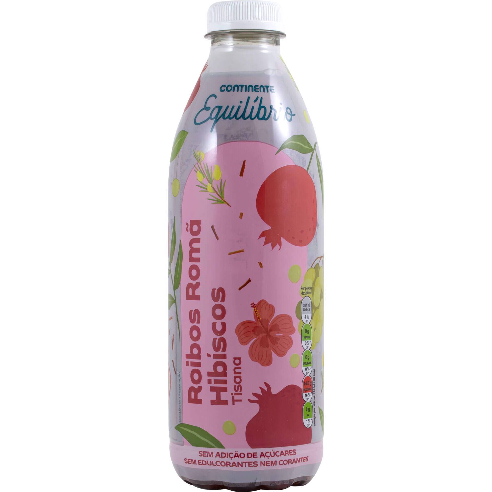 Tisana Rooibos, Rom&atilde; e Hibisco Continente Equil&iacute;brio