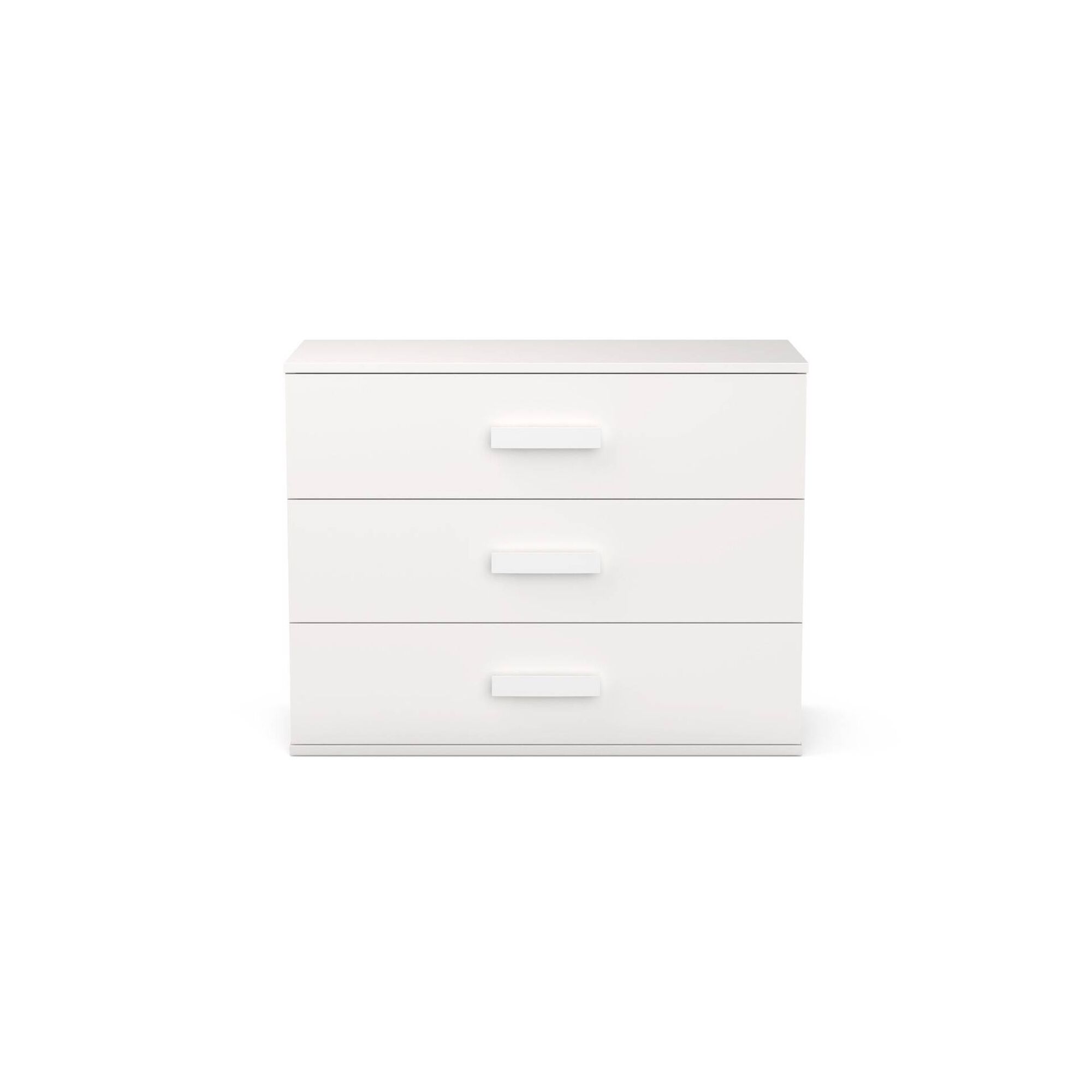 Cómoda com 3 Gavetas 100x45x77cm Branca Play