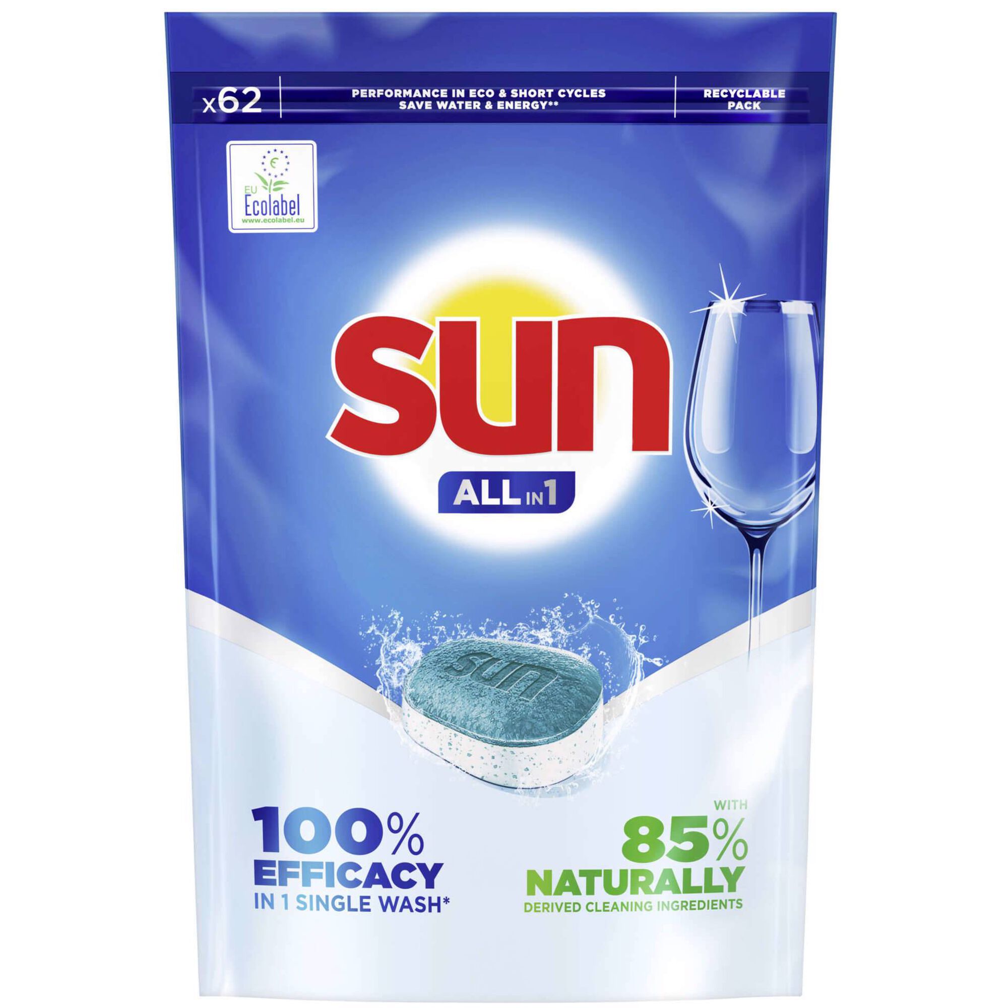 Detergente Máquina Loiça Pastilhas All in 1 Regular