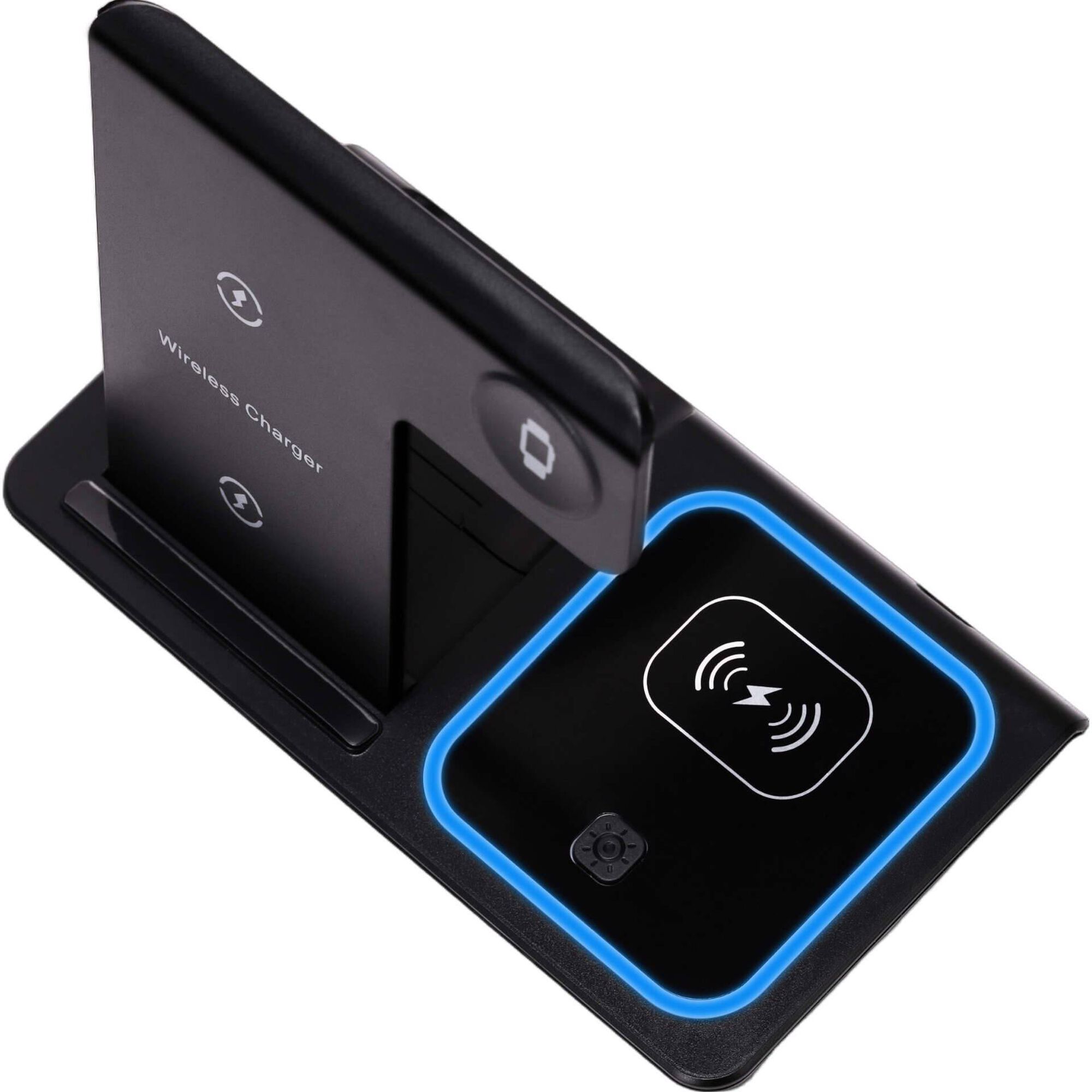 Suporte e Carregador Wireless 3 em 1 Bazar&atilde;o