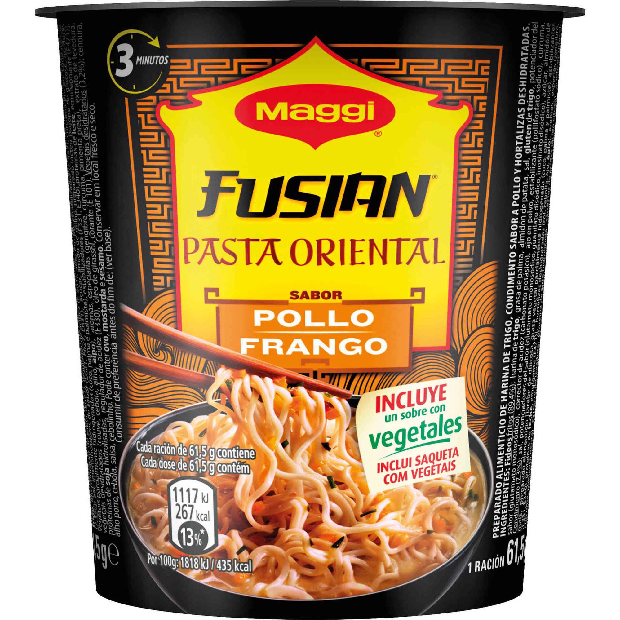 Noodles de Frango Pasta Oriental Cup Noodles de Frango Pasta Oriental Cup