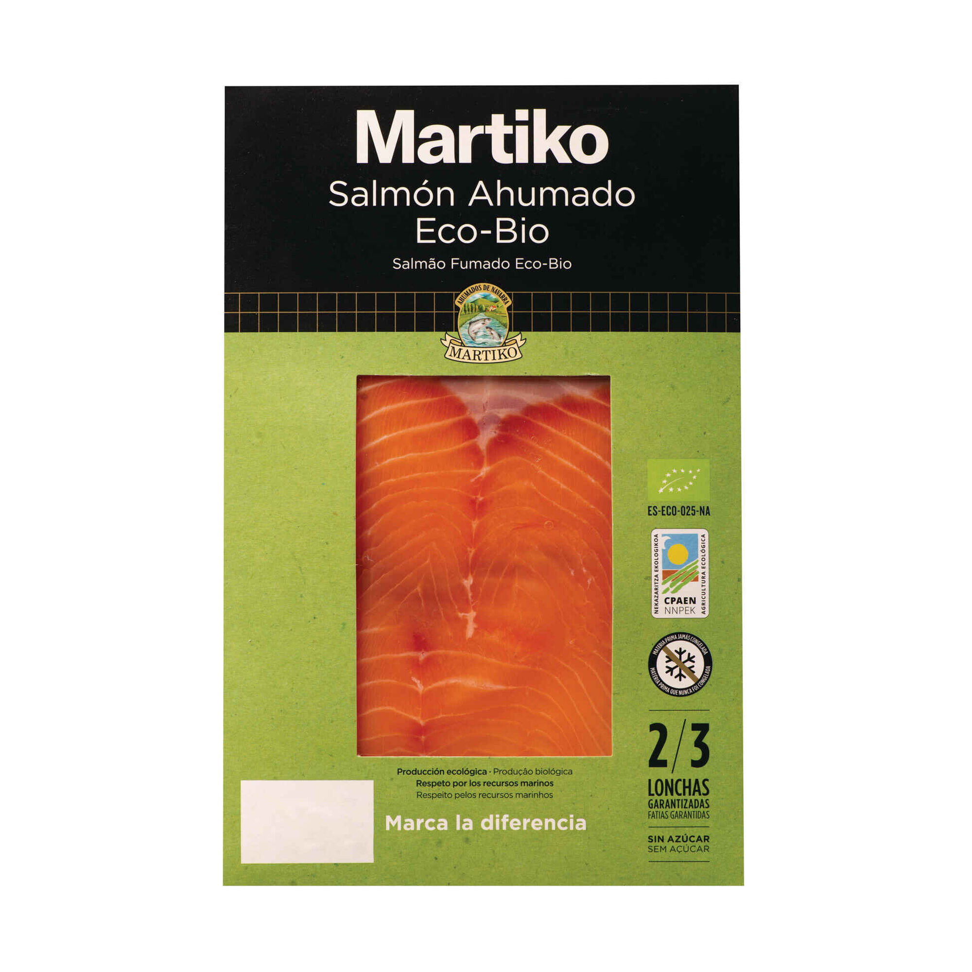 Salm&atilde;o Fumado da Noruega Eco Biol&oacute;gico Martiko