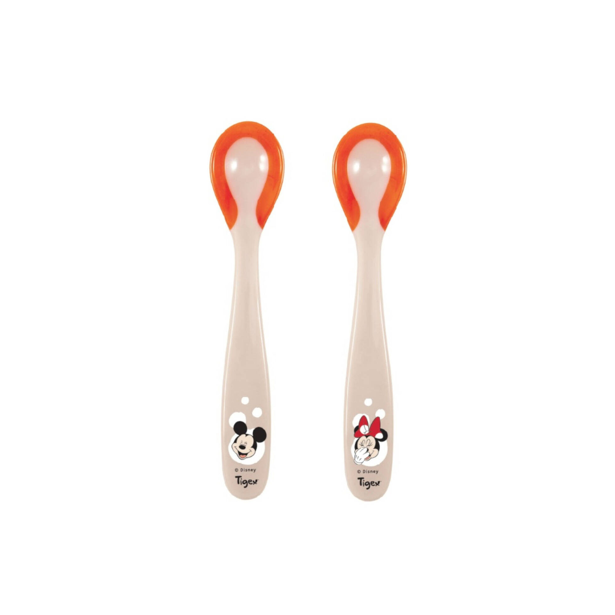 Colheres Termossensíveis +6M Mickey e Minnie Colheres Termossensíveis +6M Mickey e Minnie