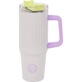 Caneca T&eacute;rmica Cinza 900ml Marshmallow