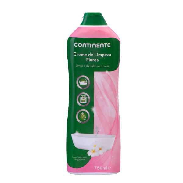 Creme de Limpeza Flores Continente