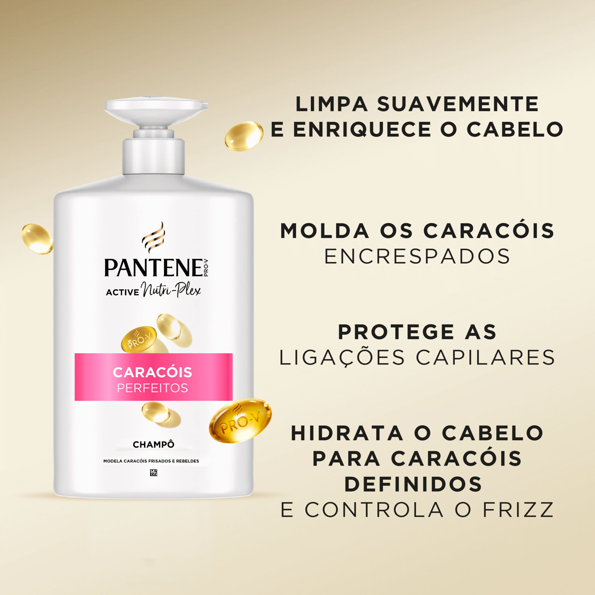 Champ&ocirc; Pro-V Active Nutri-Plex Carac&oacute;is Perfeitos Pantene