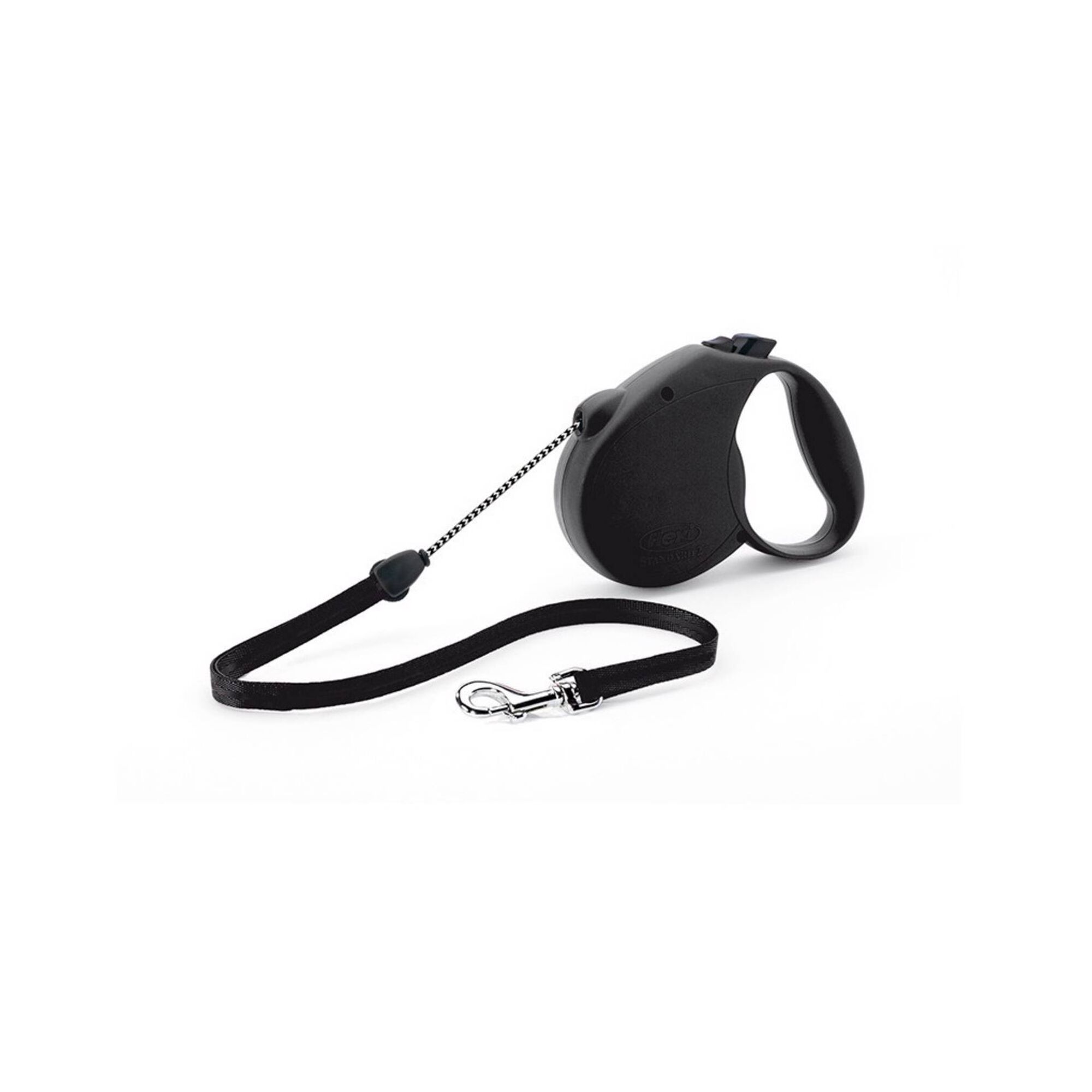 Trela para Cão Extensível Preto M 5 m