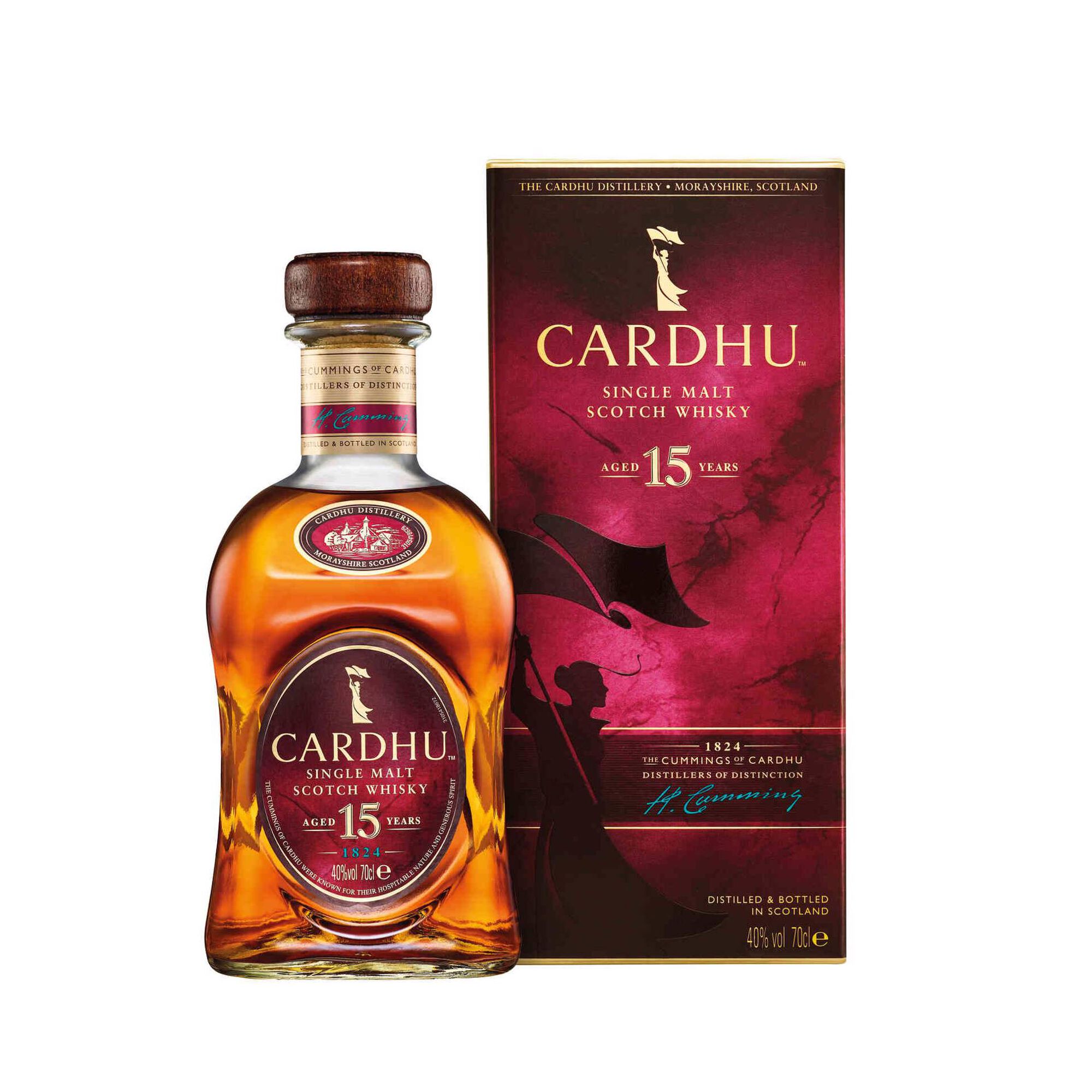 Whisky Single Malt Scotch Cardhu 15 Anos