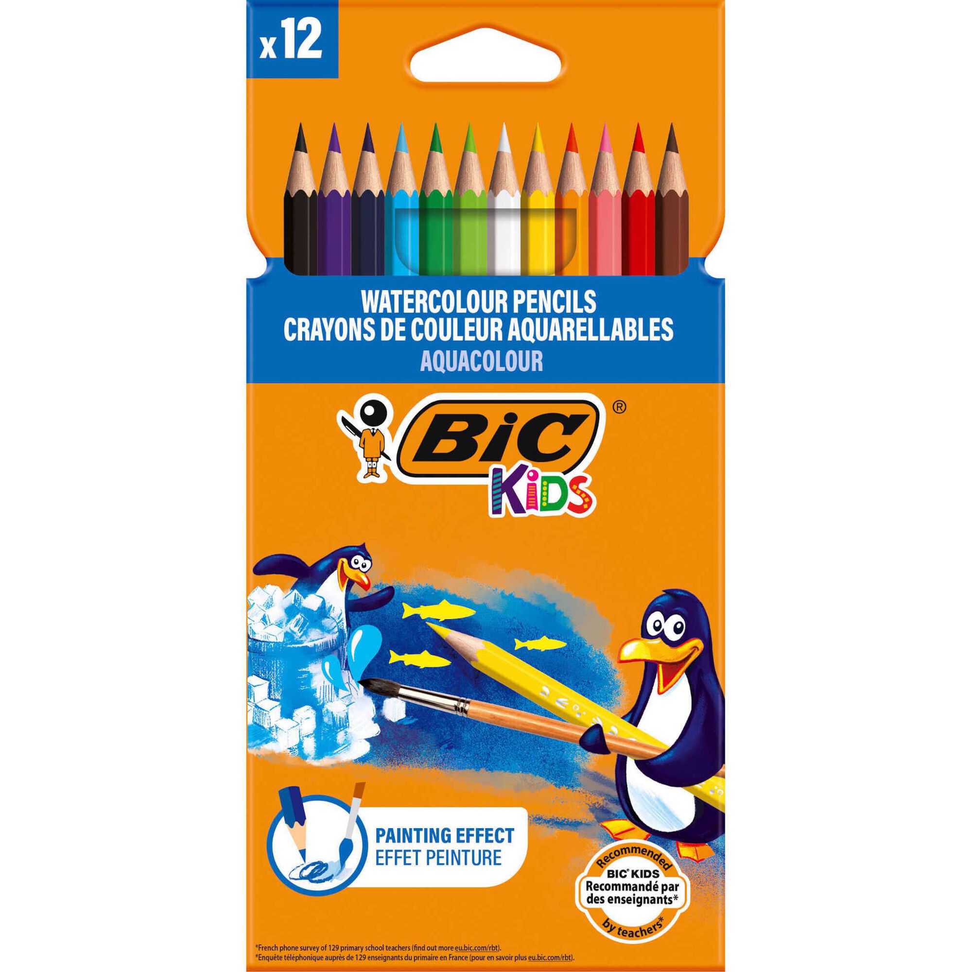 L&aacute;pis de Cor Kids Aquacouleur Bic