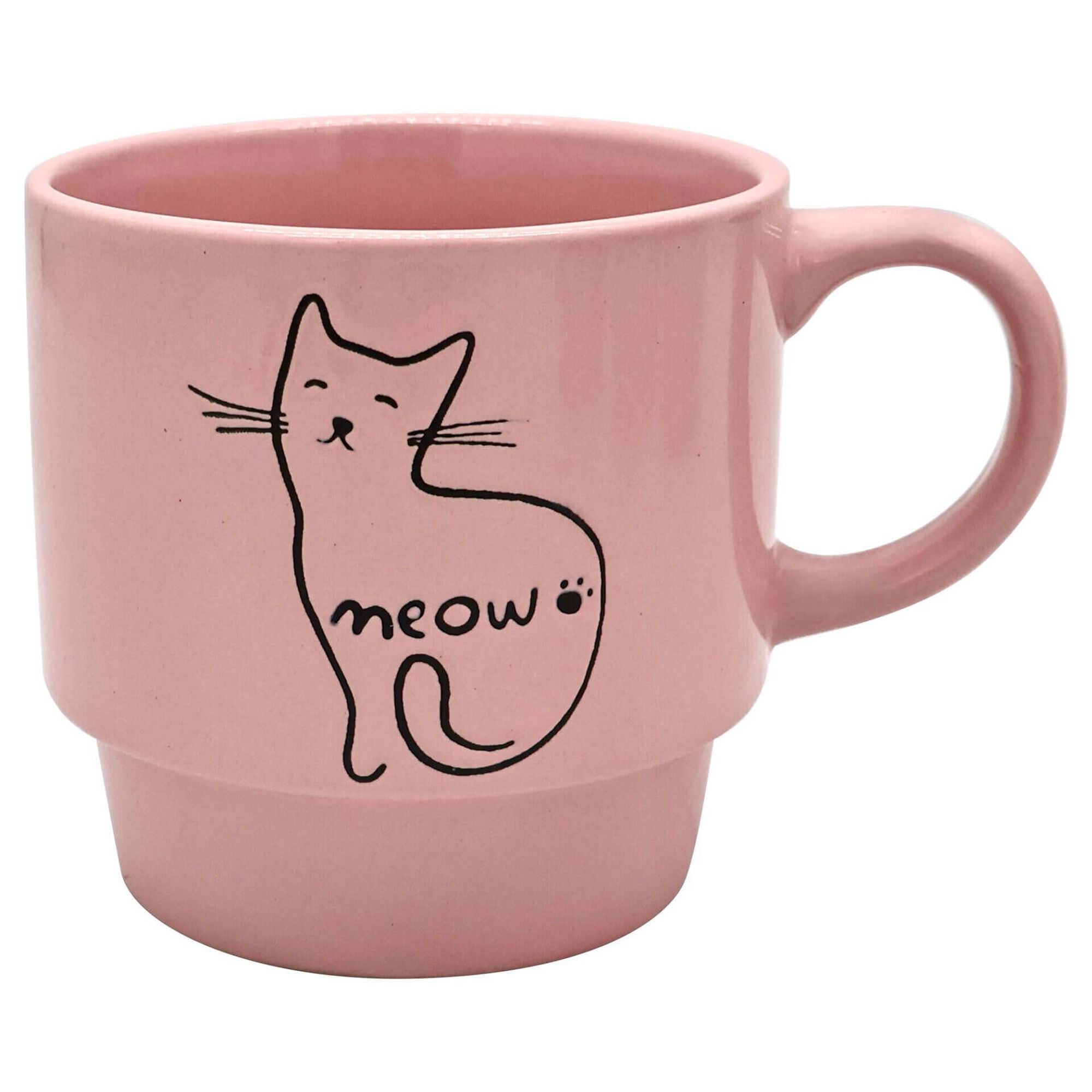 Caneca 420ml Gato Meow Kasa