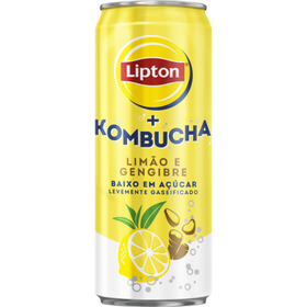 Bebida Kombucha em Lata Limão e Gengibre Lipton