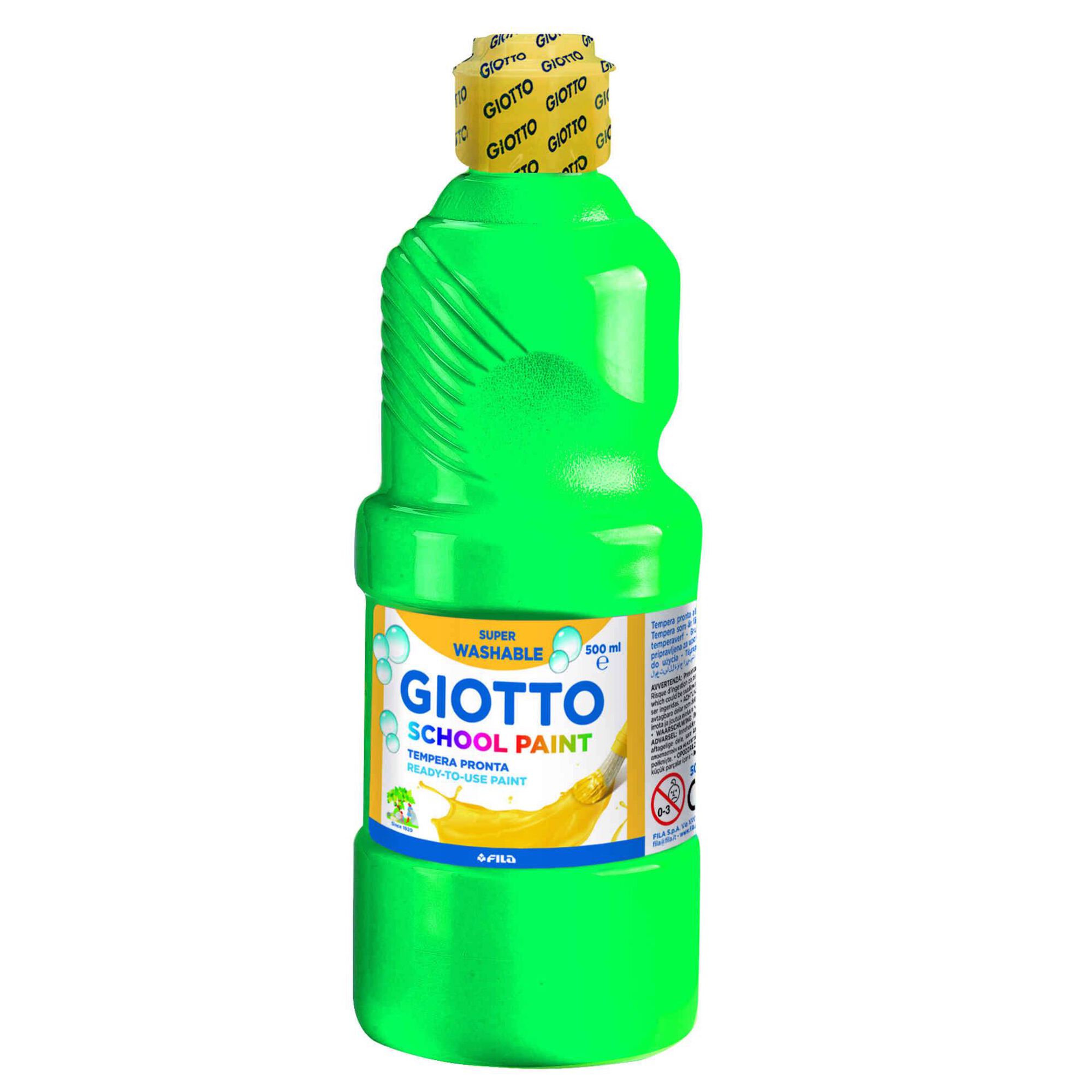Guache Verde Escuro School Paint 500ml Giotto