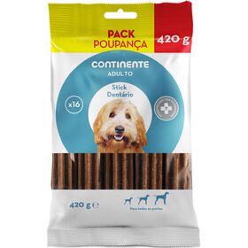 Snack para C&atilde;o Adulto Stick Dent&aacute;rio Pack Poupan&ccedil;a Continente