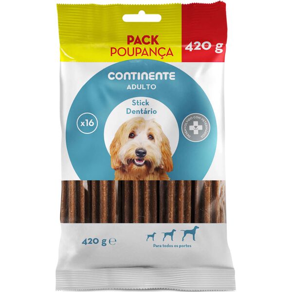 Snack para Cão Adulto Stick Dentário Pack Poupança Continente