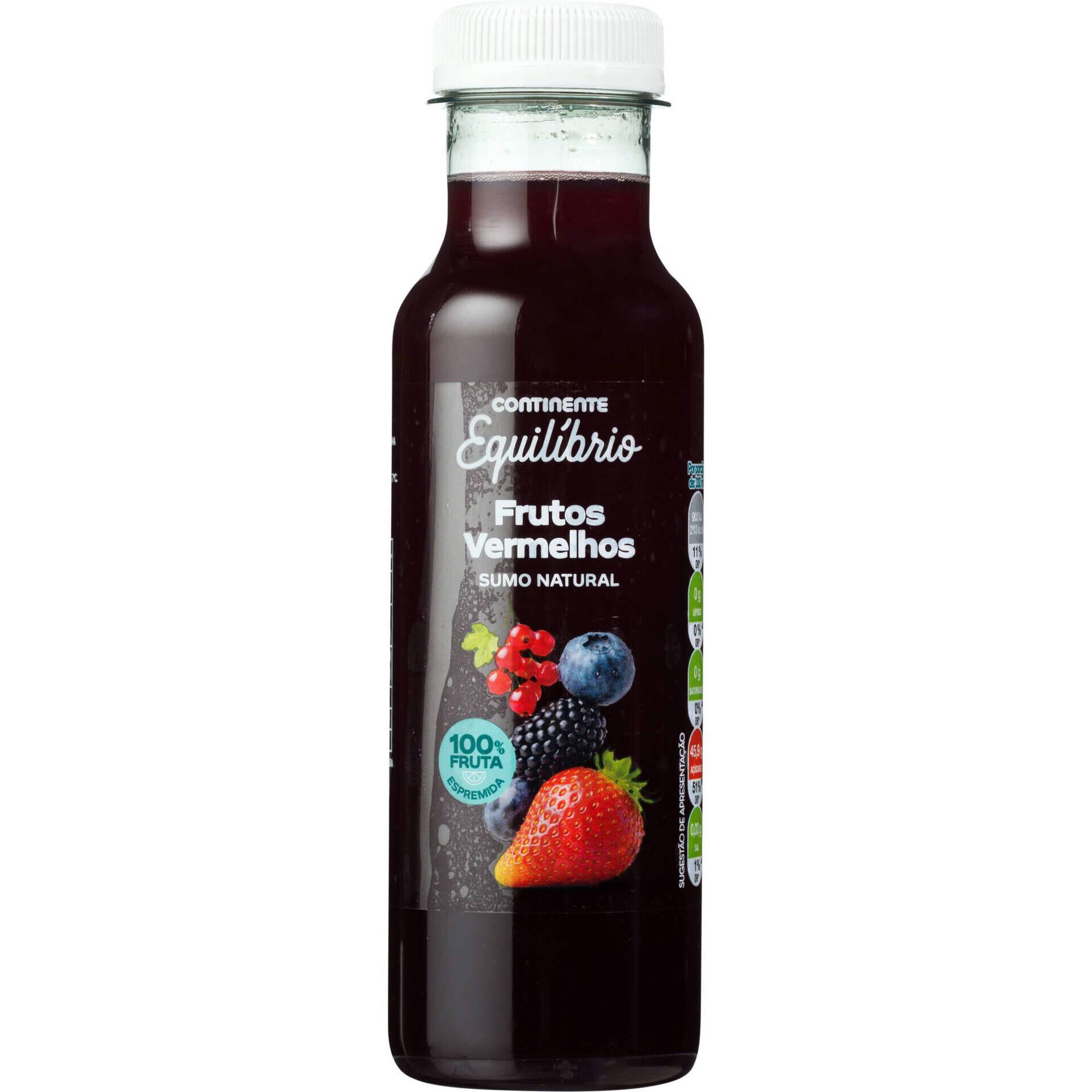 Sumo 100% Frutos Vermelhos Continente Equil&iacute;brio