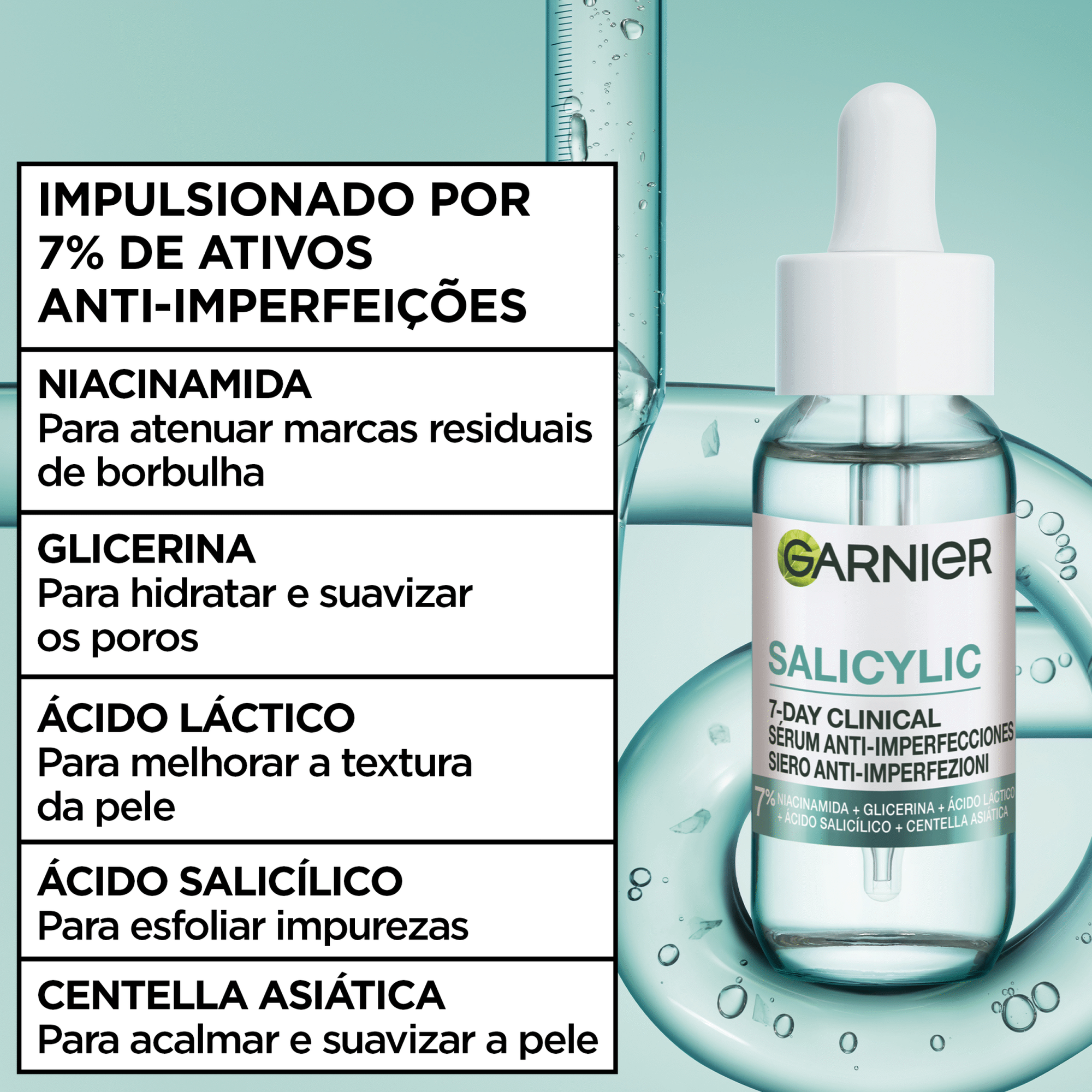 S&eacute;rum de Rosto Anti-Imperfei&ccedil;&otilde;es Garnier Skin Active