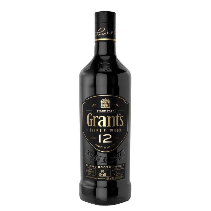 Grant's 12 Anos Triple Wood Whisky Scotch
