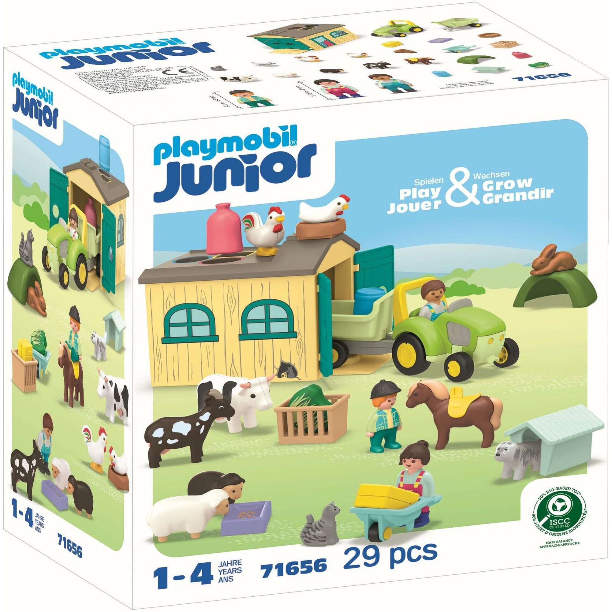 Playmobil - Junior: Aventura na Quinta com Trator