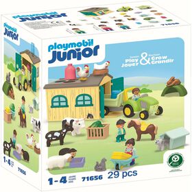 Playmobil - Junior: Aventura na Quinta com Trator