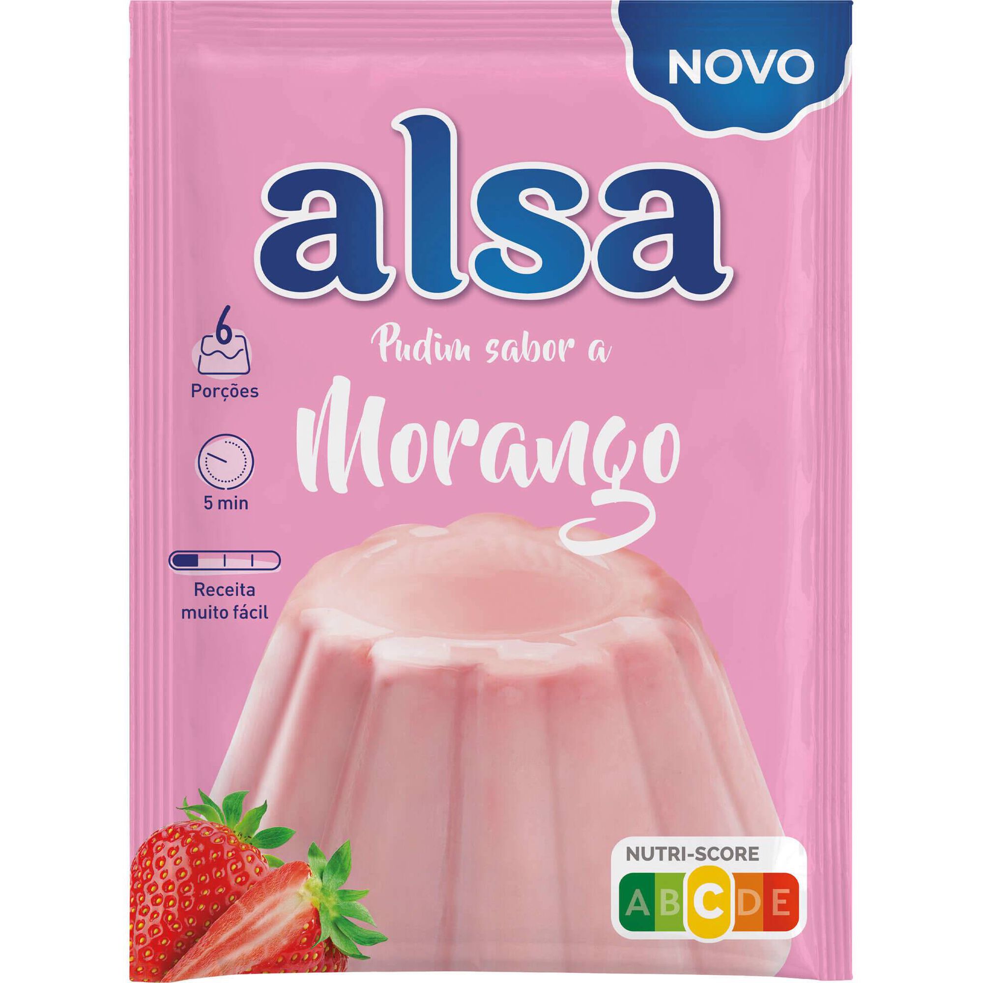 Preparado para Pudim Morango
