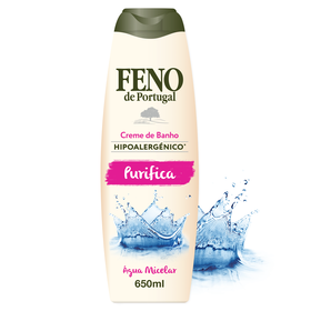 Creme de Banho Hipoalerg&eacute;nico Purifica &Aacute;gua Micelar Feno
