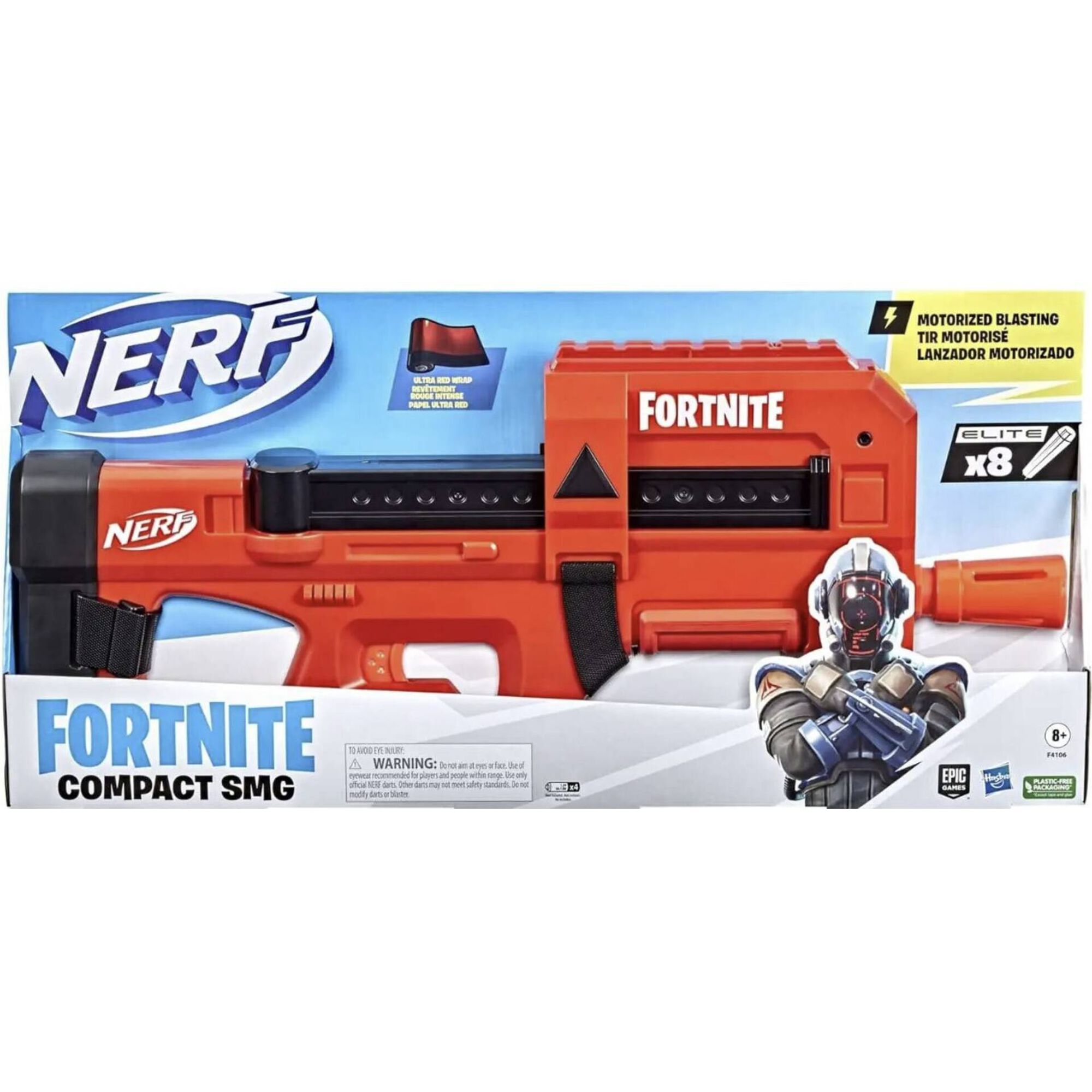 Nerf - Lan&ccedil;ador  Fortnite Compact Smg Efs