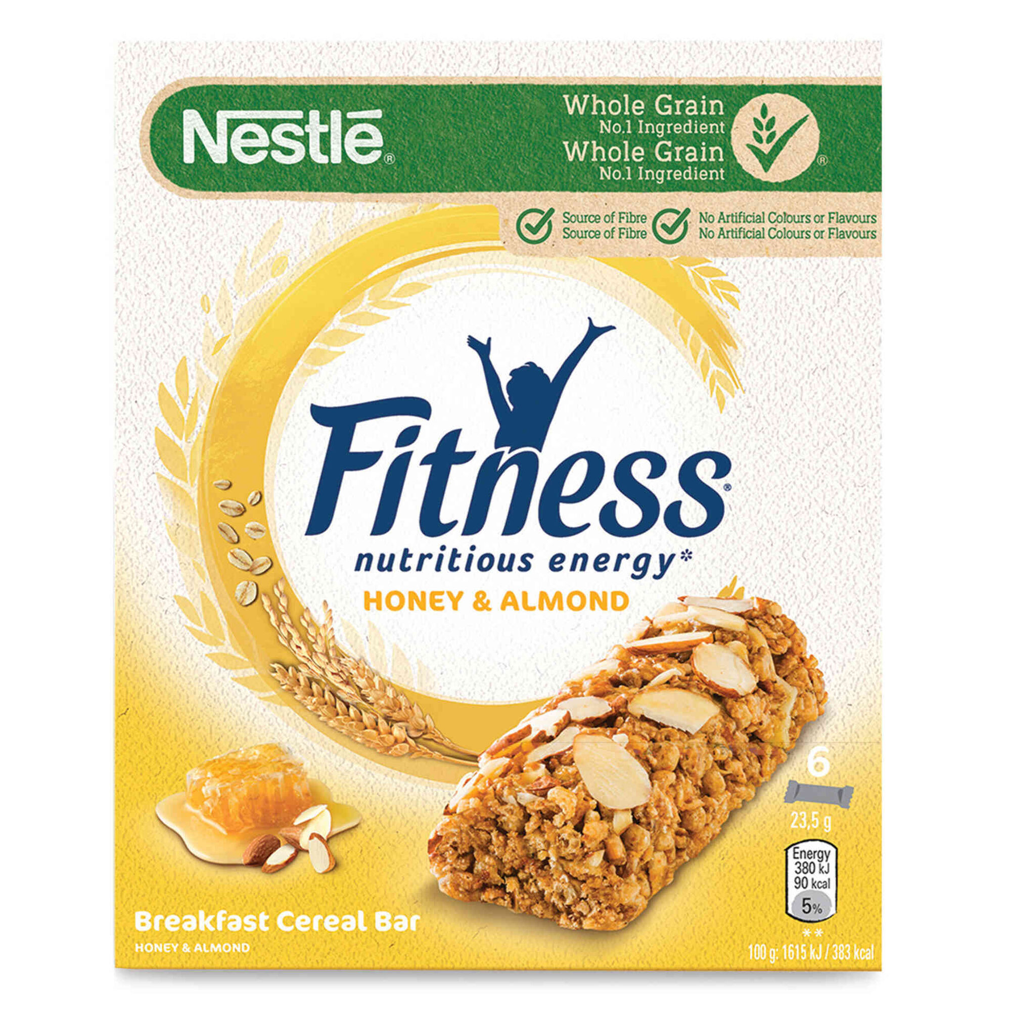 Barras de Cereais Mel e Amêndoa Fitness Barras de Cereais Mel e Amêndoa Fitness