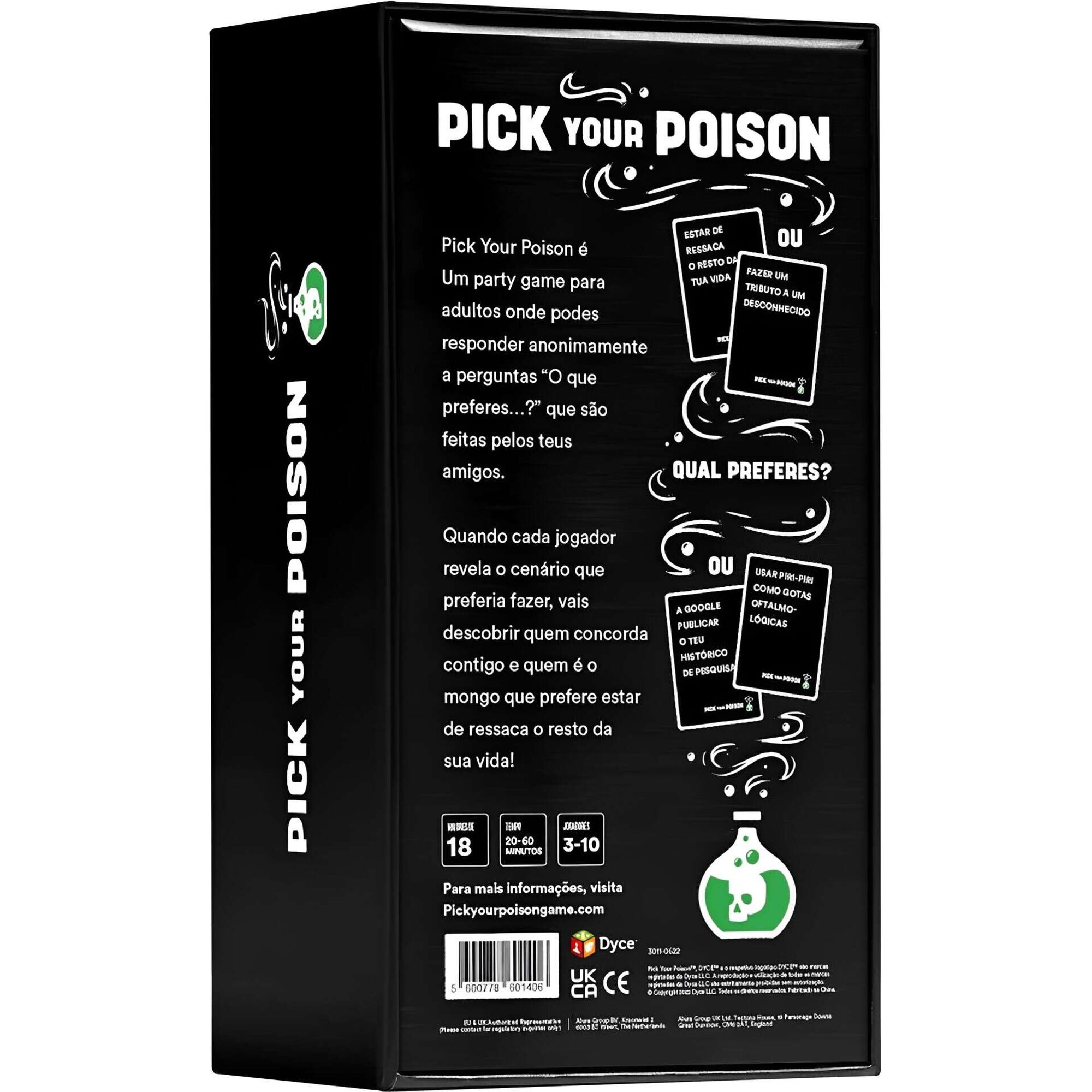 Creative Toys - Jogo Pick Your Poison (Edi&ccedil;&atilde;o Adulto)