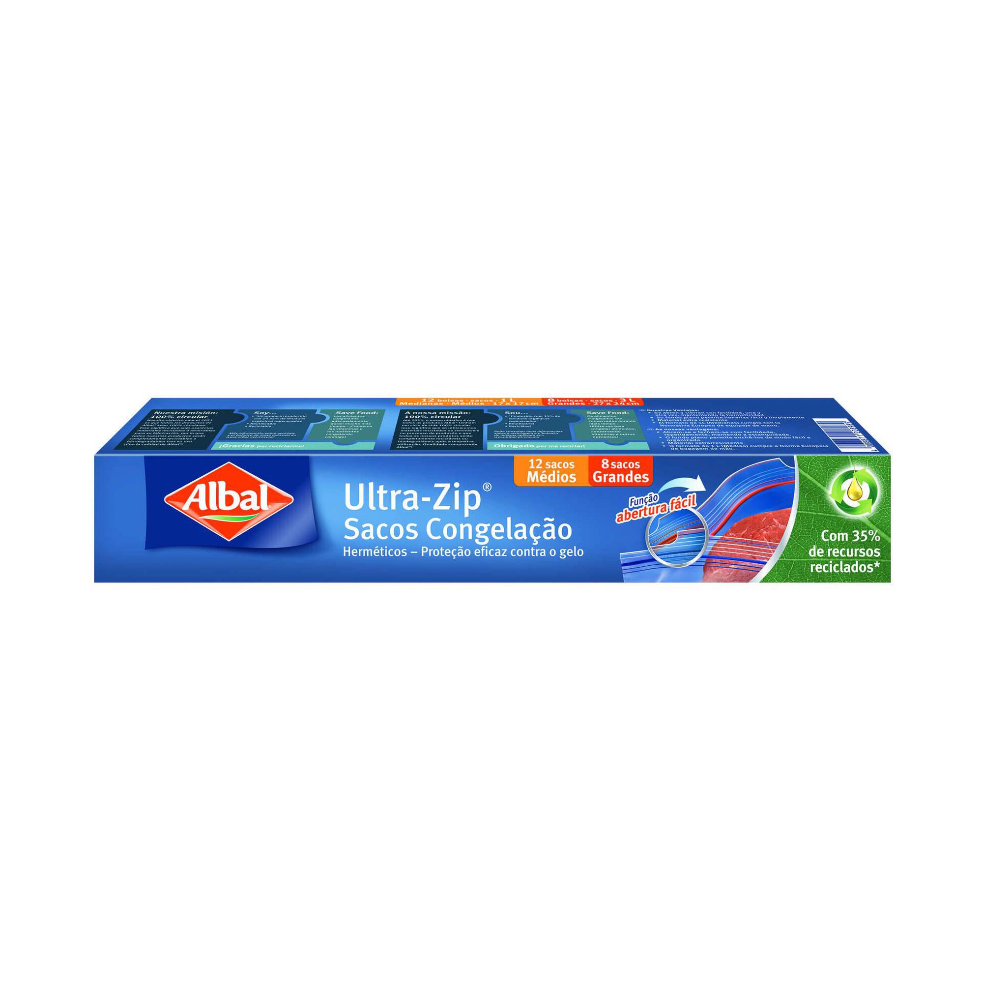 Sacos para Congelar Zip 1 lt Sacos para Congelar Zip 1 lt