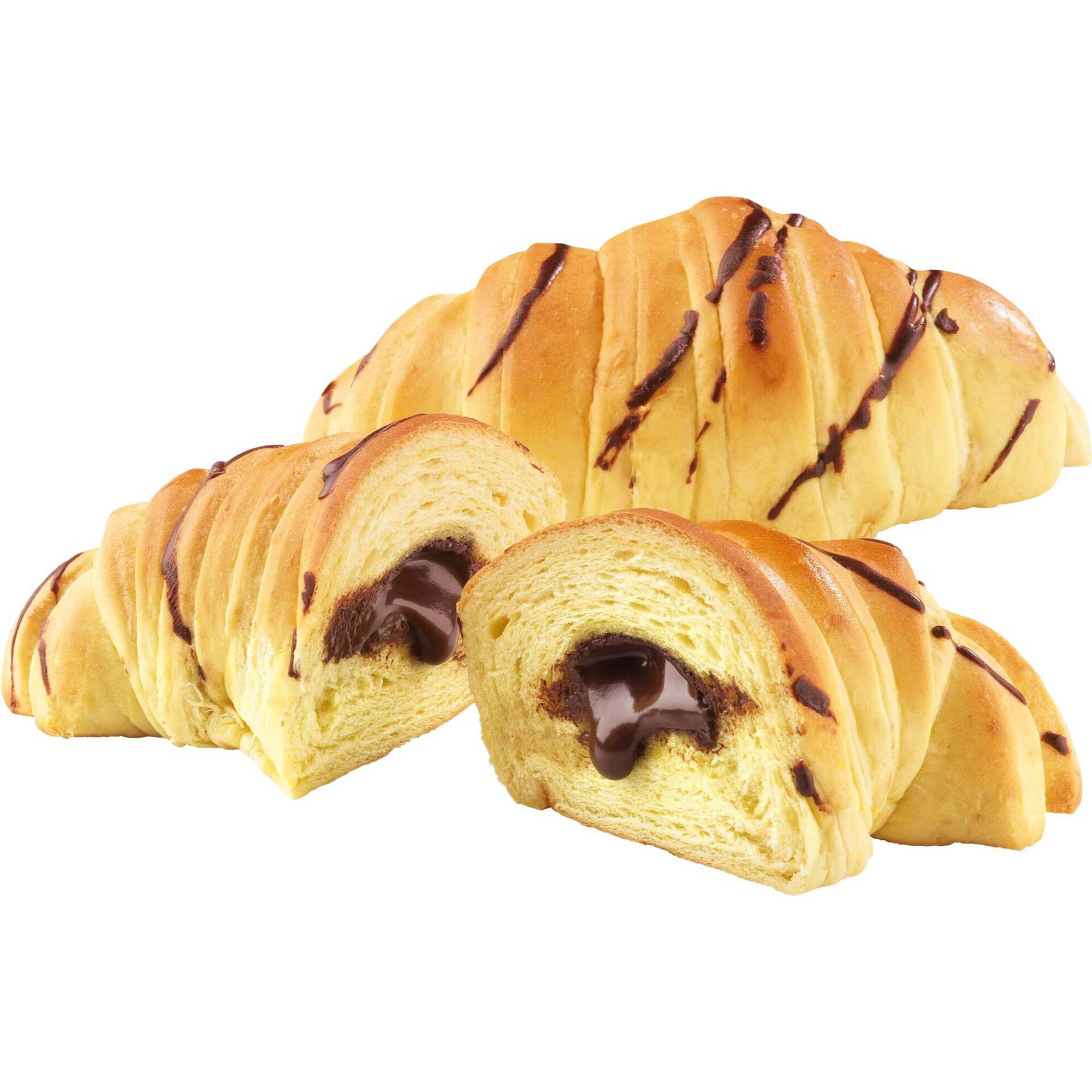 Croissant Brioche com Chocolate Croissant Brioche com Chocolate
