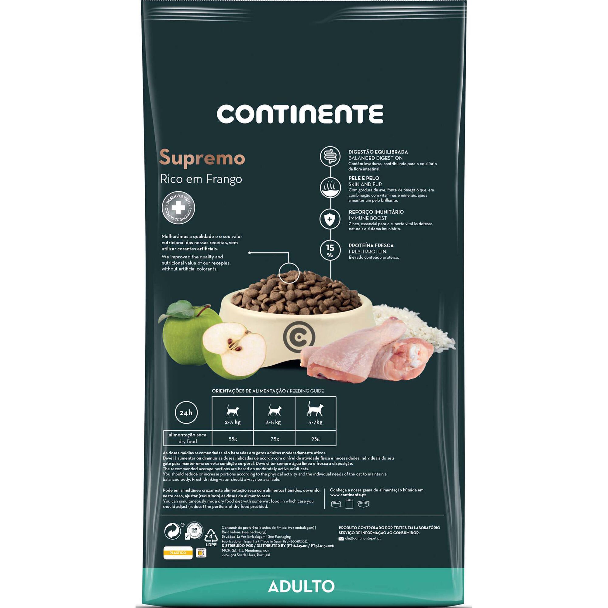 Ra&ccedil;&atilde;o para Gato Adulto Frango