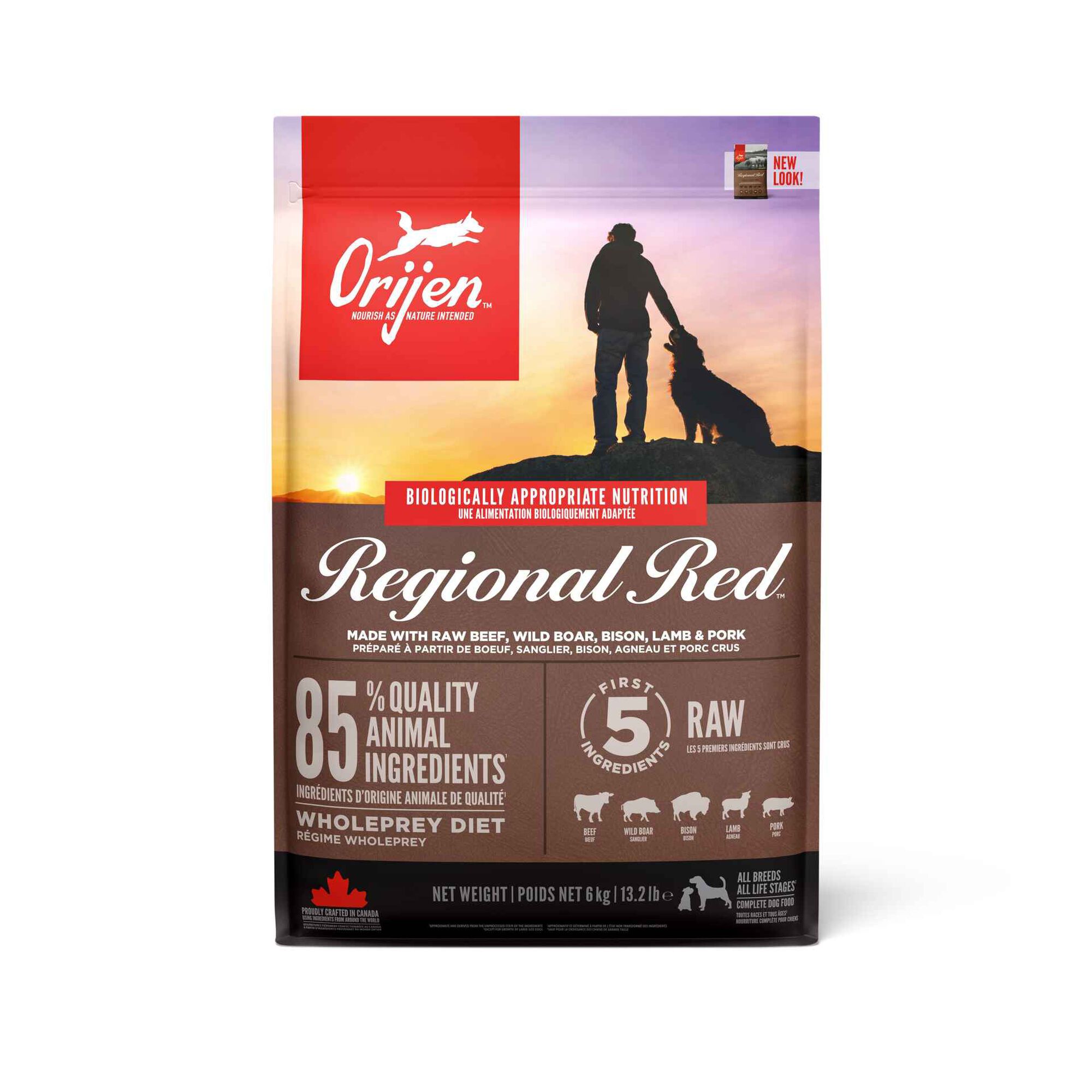 Ra&ccedil;&atilde;o para C&atilde;o Adulto Regional Red Orijen