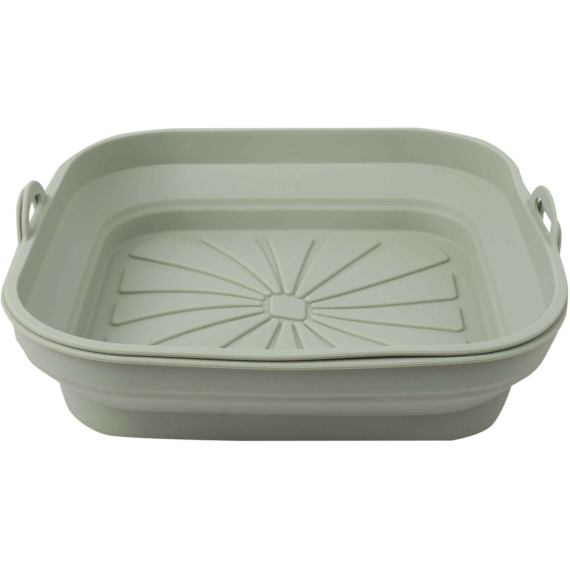 Conjunto 2 Bases Silicone para Fritadeira sem &Oacute;leo Quadradas