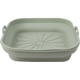 Conjunto 2 Bases Silicone para Fritadeira sem &Oacute;leo Quadradas