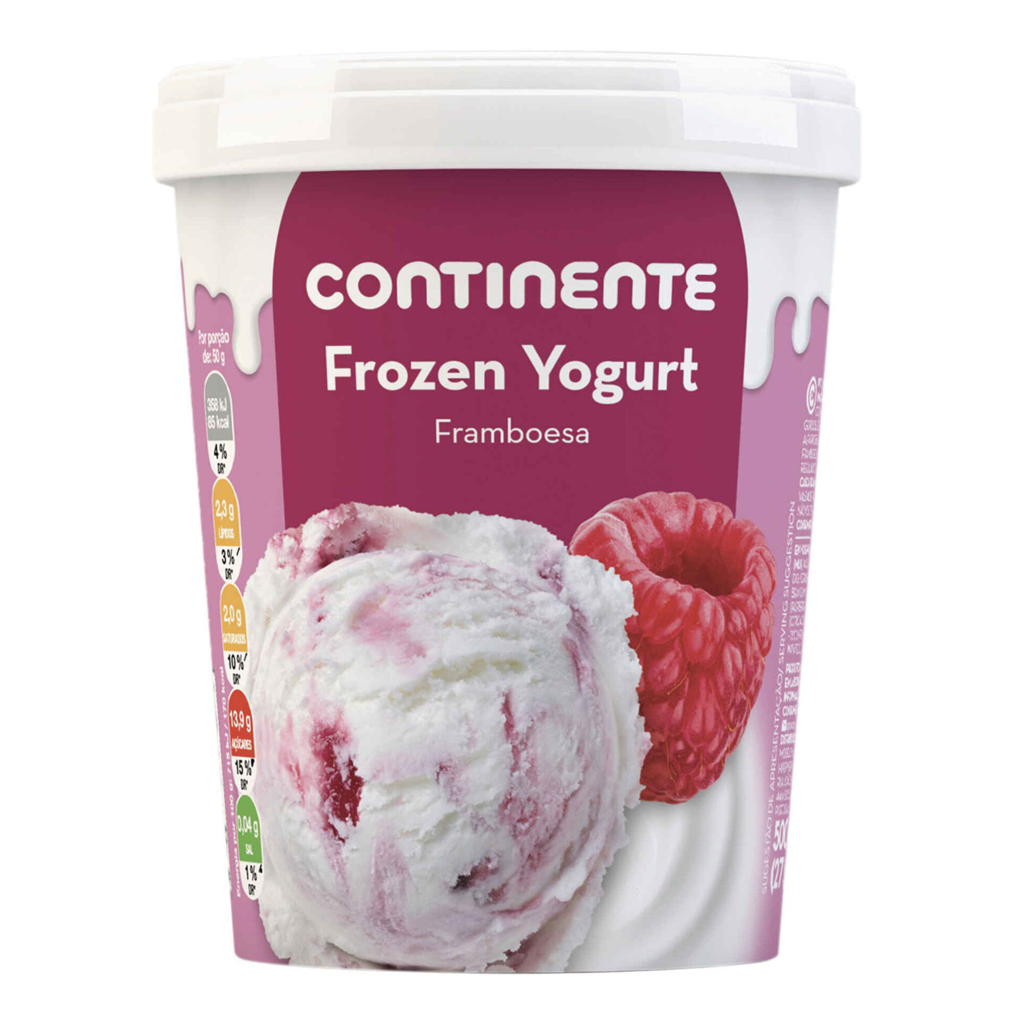 Gelado Iogurte e Framboesa