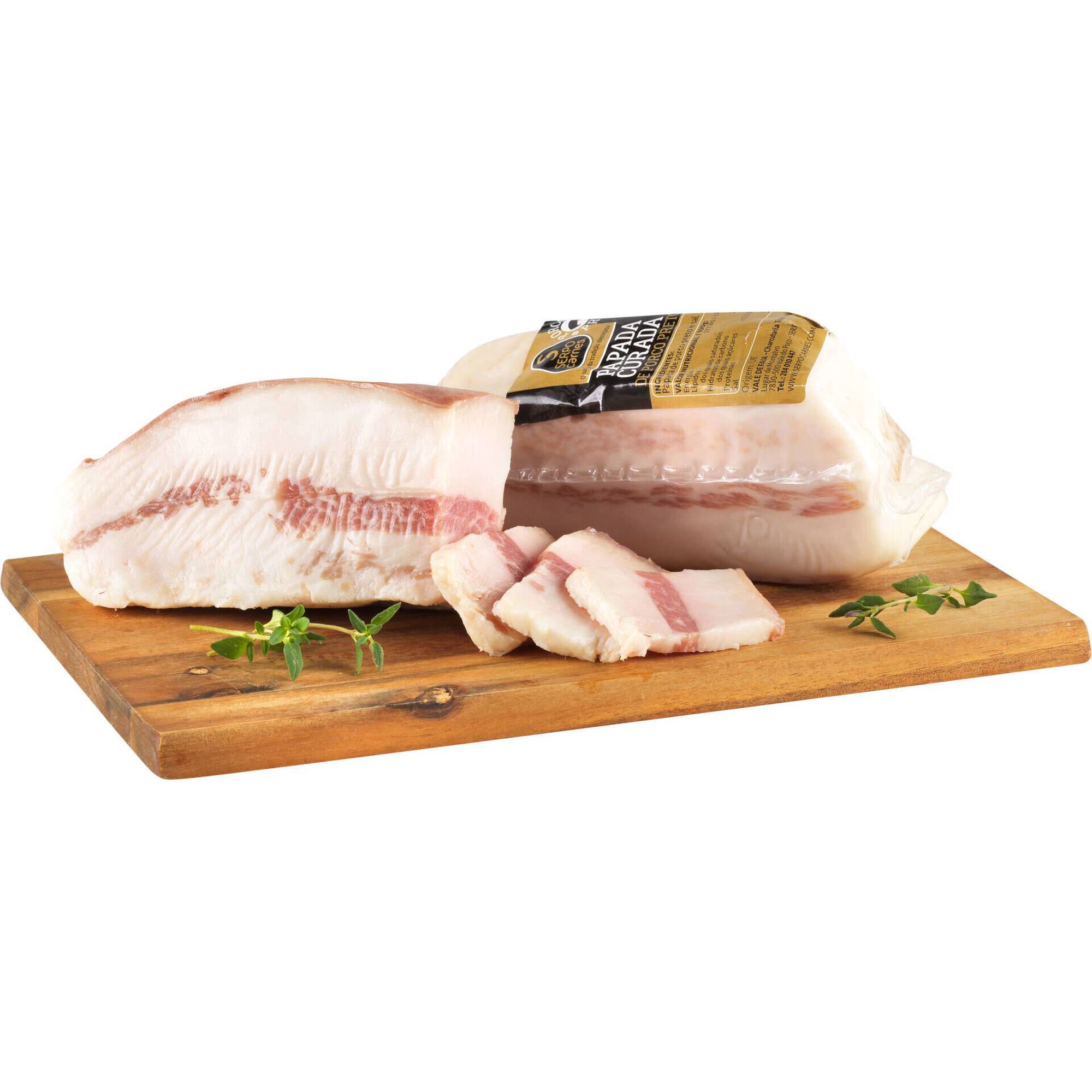 Papada Curada de Porco Preto Serpocarnes