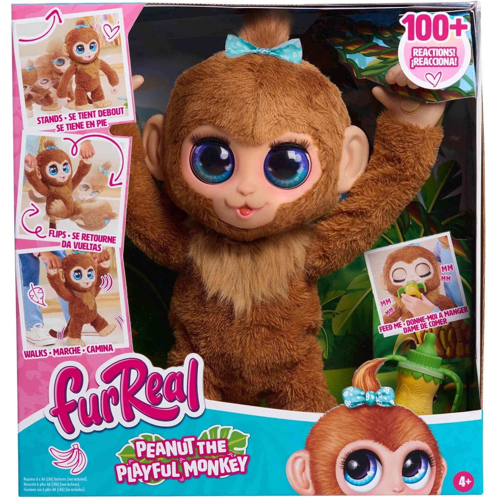 Peluche Peanut, Macaco Interativo