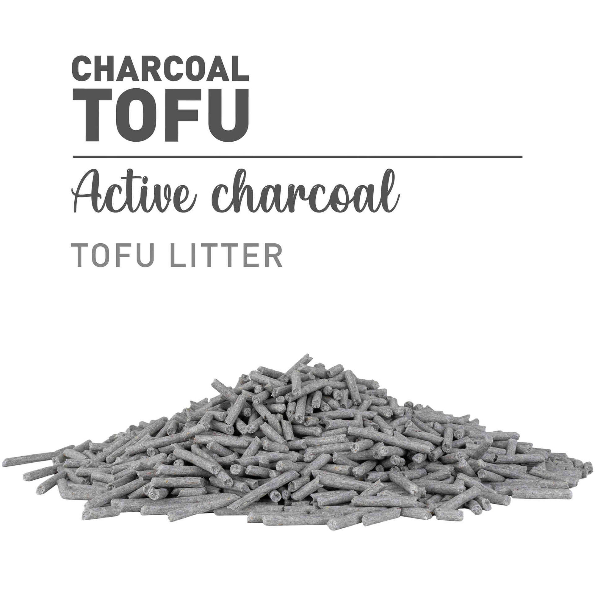 Areia Aglomerante Charcoal Tofu Weego