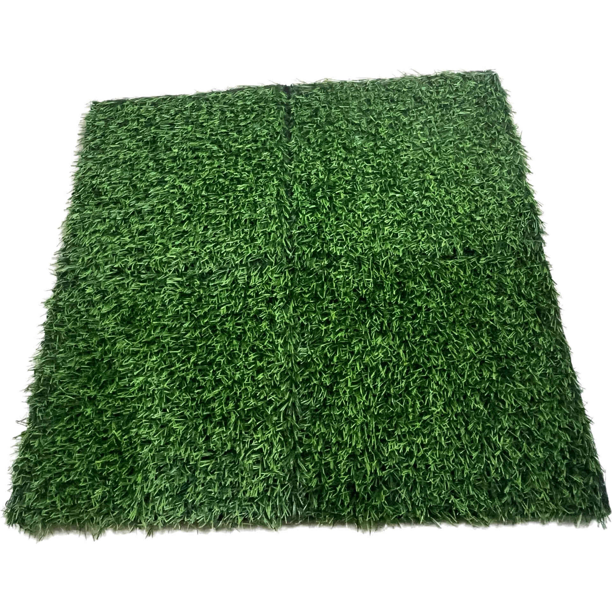 Conjunto de 4 Tapetes Relva Artificial 30x30cm Delgarden