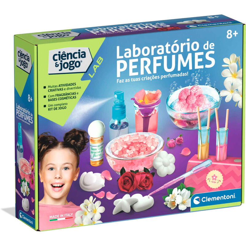 Clementoni - Kit Ciência &amp; Jogo Laboratório de Perfumes